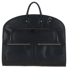 Кожаный портплед чёрного цвета Ashwood K50 Black