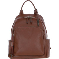 Женский кожаный рюкзак коньячного цвета Ashwood X37 Tan