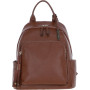 Женский кожаный рюкзак коньячного цвета Ashwood X37 Tan