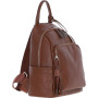 Женский кожаный рюкзак коньячного цвета Ashwood X37 Tan