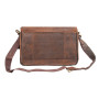 Мужская замшевая сумка через плечо Ashwood Edward Oil Brown