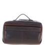 Коричневый кожаный несессер Ashwood K49 Brn