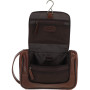 Коричневый несессер из натуральной кожи Ashwood 8140 Brown