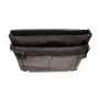 Чёрная мужская сумка через плечо из кожи Ashwood 8343 BLK