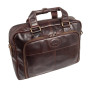 Кожаная сумка для документов коричневого цвета Ashwood 8143 Brown