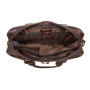 Кожаная сумка для документов коричневого цвета Ashwood 8143 Brown