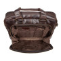Кожаная сумка для документов коричневого цвета Ashwood 8143 Brown