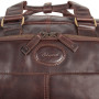 Кожаная сумка для документов коричневого цвета Ashwood 8143 Brown