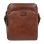 Коричневая кожаная сумка через плечо Ashwood T79 Chestnut