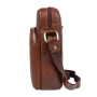 Коричневая кожаная сумка через плечо Ashwood T79 Chestnut
