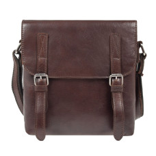 Мужская кожаная сумка через плечо Ashwood F84 Brandy