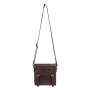 Мужская кожаная сумка через плечо Ashwood F84 Brandy