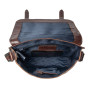 Мужская кожаная сумка через плечо Ashwood F84 Brandy