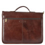 Большой кожаный портфель классика Ashwood 8190 VT COGNAC