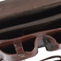 Большой кожаный портфель классика Ashwood 8190 VT COGNAC