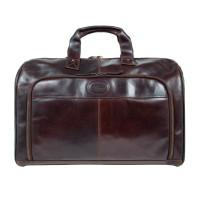 Мужская дорожная сумка Ashwood Leather 8150 Brown