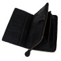 Чёрный женский портмоне из натуральной кожи Ashwood D84 Black