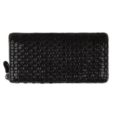 Чёрный кошелек женский Ashwood Leather D81 BLK