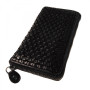 Чёрный кошелек женский Ashwood Leather D81 BLK