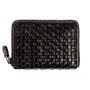 Чёрное женское портмоне из натуральной кожи Ashwood D80 Black