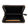 Чёрное женское портмоне из натуральной кожи Ashwood D80 Black