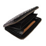 Чёрное женское портмоне из натуральной кожи Ashwood D80 Black