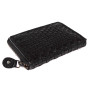 Чёрное женское портмоне из натуральной кожи Ashwood D80 Black