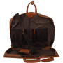 Мужской дорожний портплед из натуральной кожи Ashwood 8145 TAN