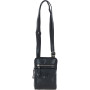 Маленькая кожаная сумка кросс-боди для телефона Ashwood G11 Black