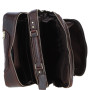 Кожаная дорожная сумка на колёсах Ashwood PL-51 Brown