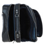 Кожаная дорожная сумка на колёсах Ashwood PL-51 Black