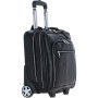 Кожаная дорожная сумка на колёсах Ashwood PL-51 Black