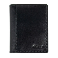 Картхолдер из натуральной кожи Ashwood 1290 VT Black (Черный)