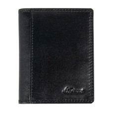 Картхолдер из натуральной кожи Ashwood 1290 VT Black (Черный)