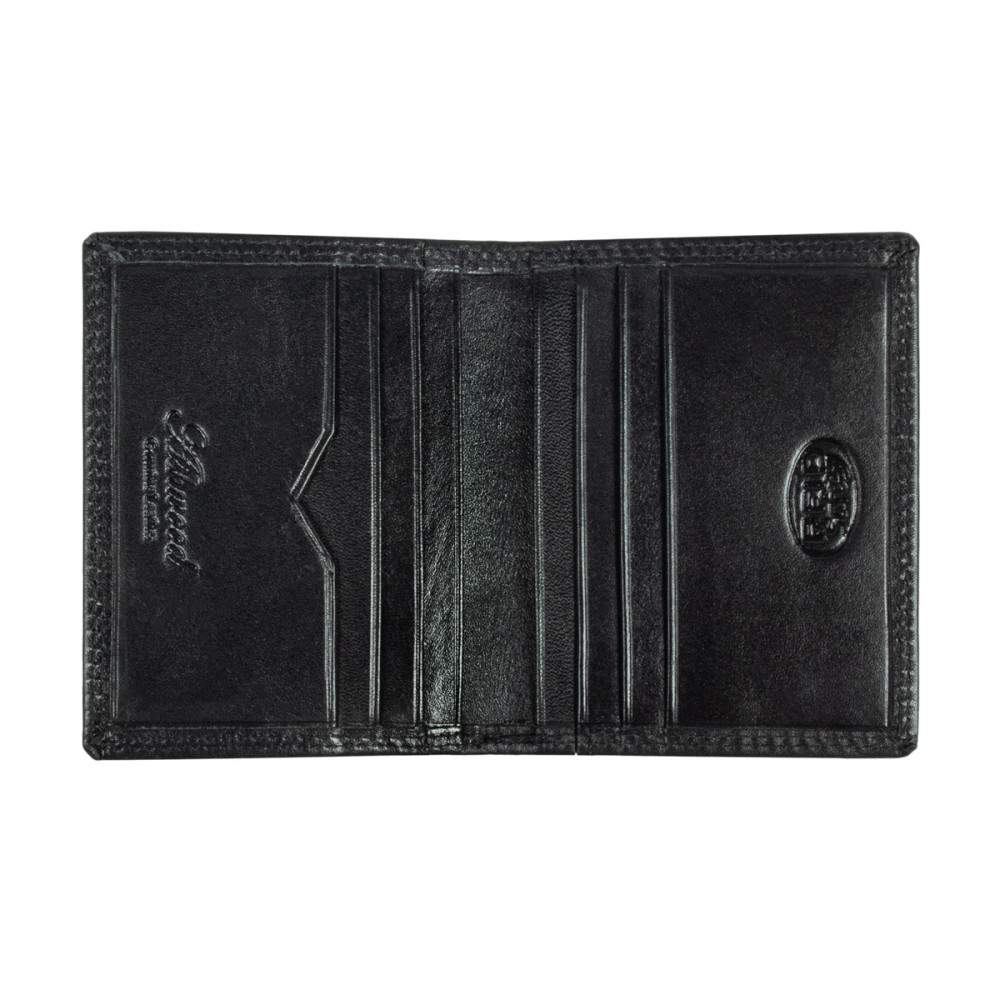 Картхолдер из натуральной кожи Ashwood 1290 VT Black (Черный)