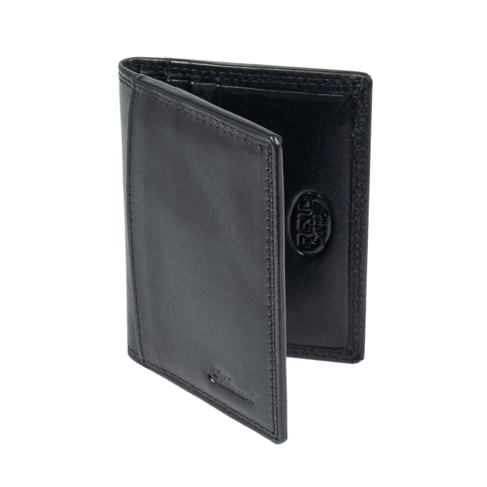 Картхолдер из натуральной кожи Ashwood 1290 VT Black (Черный)