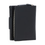Чёрный женский кошелёк на кнопке Ashwood X30 (Black)