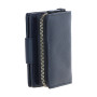Тёмно-синий женский кошелёк из фактурной кожи Ashwood X30 (Navy)