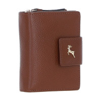Классический женский кошелёк из натуральной фактурной кожи Ashwood X30 (Tan)