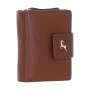 Классический женский кошелёк из натуральной фактурной кожи Ashwood X30 (Tan)