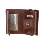 Классический женский кошелёк из натуральной фактурной кожи Ashwood X30 (Tan)