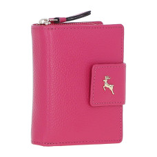 Стильный женский кошелёк из зернистой кожи Ashwood X30 (Pink)