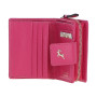 Стильный женский кошелёк из зернистой кожи Ashwood X30 (Pink)