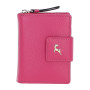 Стильный женский кошелёк из зернистой кожи Ashwood X30 (Pink)