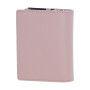Пудровый женский кошелёк на кнопке из телячьей кожи Ashwood X30 (Woodrose)