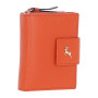 Стильный женский кошелёк на кнопке Ashwood X30 (Orange)