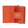 Стильный женский кошелёк на кнопке Ashwood X30 (Orange)