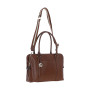 Рыжая женская сумка для ноутбука из телячьей кожи Ashwood X39 (Tan)