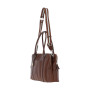Рыжая женская сумка для ноутбука из телячьей кожи Ashwood X39 (Tan)