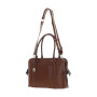 Рыжая женская сумка для ноутбука из телячьей кожи Ashwood X39 (Tan)